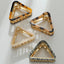 Amelie Small Triangle Claw Clips - 4 Colors!