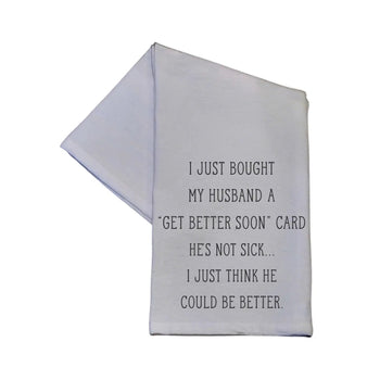 Funny Husband Tea Towel