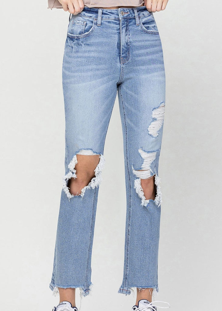 Vervet 90’s Vintage Destructed Dad Jeans