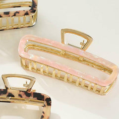 Harlow Rounded Rectangle Claw Clips