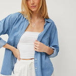 Ultimate Classic Tencel Button Down Top - The Nines