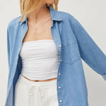 Ultimate Classic Tencel Button Down Top - The Nines