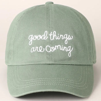 Good Things Are Coming Hat - 2 Colors!