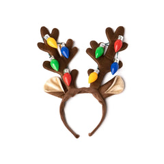 Jumbo Light Up Bulb Antler Headband