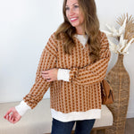 Floral Knit Jacquard Sweater - 2 colors! - The Nines