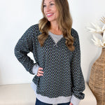 Floral Knit Jacquard Sweater - 2 colors! - The Nines