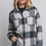 Black Plaid Flannel - FINAL SALE! - The Nines