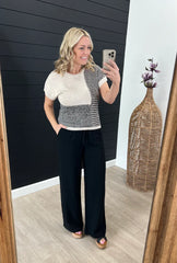 Mya Multi Print Knit Tops - 2 Colors!