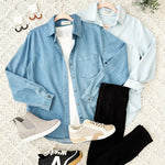 Ultimate Classic Tencel Button Down Top - The Nines