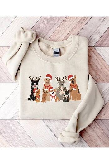 Christmas Dogs Holiday Crewneck