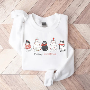 Meowy Christmas Sweatshirt