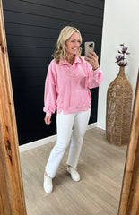 Washed Snap Button Long Sleeve Top - 3 Colors!