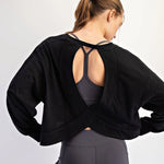 Cropped Long Sleeve Thumbhole Top - 4 Colors! - The Nines