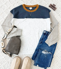 Slate Gray Soft As A Cloud Crewneck Pullover