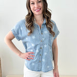 Denim Star Button Down - The Nines