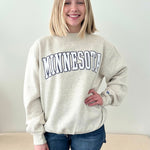 "Minnesota" Mock Neck Sweatshirt - The Nines