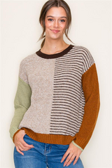 The Maple Striped Sweater - 2 Colors!