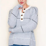 Grid Button Sweaters - 2 Colors! - The Nines