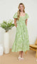 Green Floral Dress