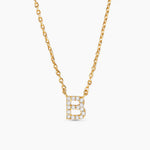 Amanda Blu Initial CZ Necklaces - Gold - The Nines