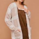Head In The Clouds Checked Cardigan - The Nines