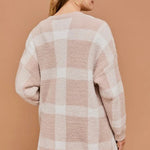 Head In The Clouds Checked Cardigan - The Nines