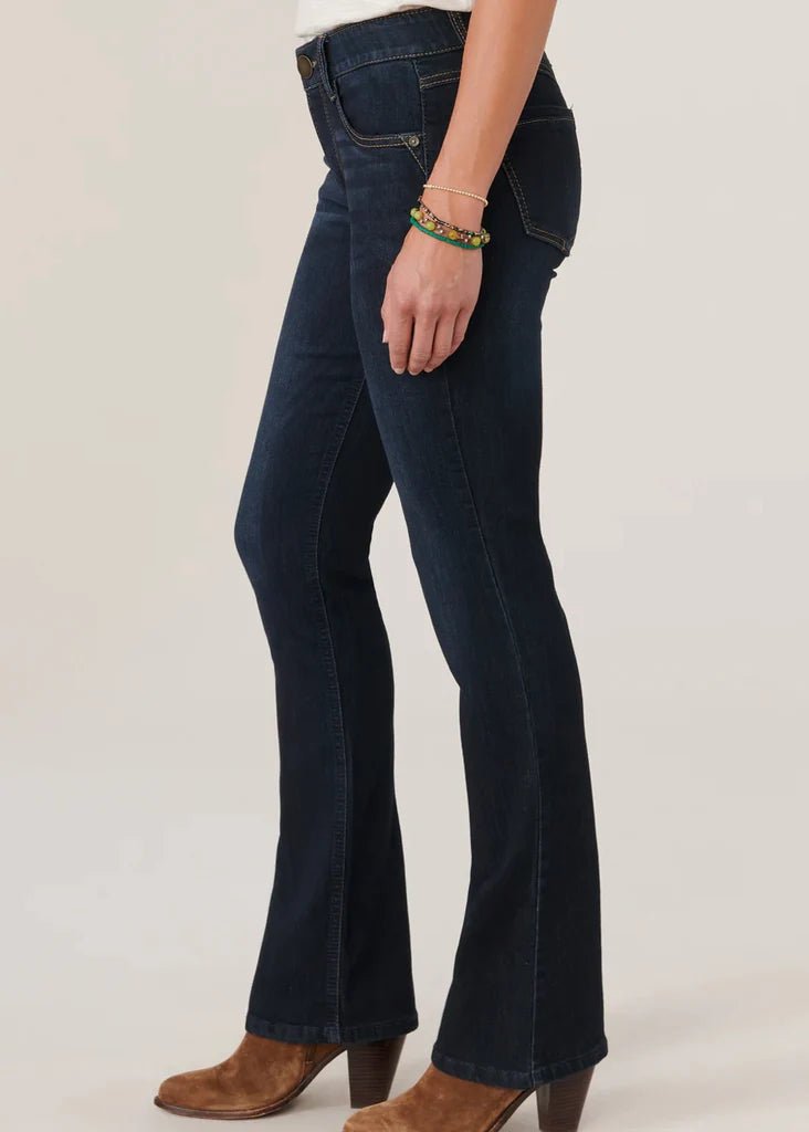 Democracy Ab Solution Itty Bitty Boot Indigo Jeans - The Nines