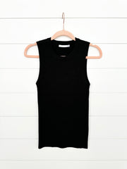 Ribbed Crew Neck Tanks - 4 colors!