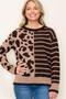 Wild Stripes Brown Sweater