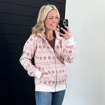 Ampersand Frosted Fair Isle Full Zip - The Nines