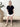 Black Cuffed Sleeve Button Down - The Nines