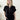 Black Cuffed Sleeve Button Down - The Nines