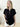 Black Cuffed Sleeve Button Down - The Nines