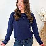 Simply Stitched Sweater - 3 colors! - The Nines