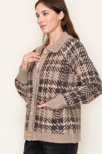 Morgan Printed Sweater Jackets - 2 Colors! - FINAL SALE