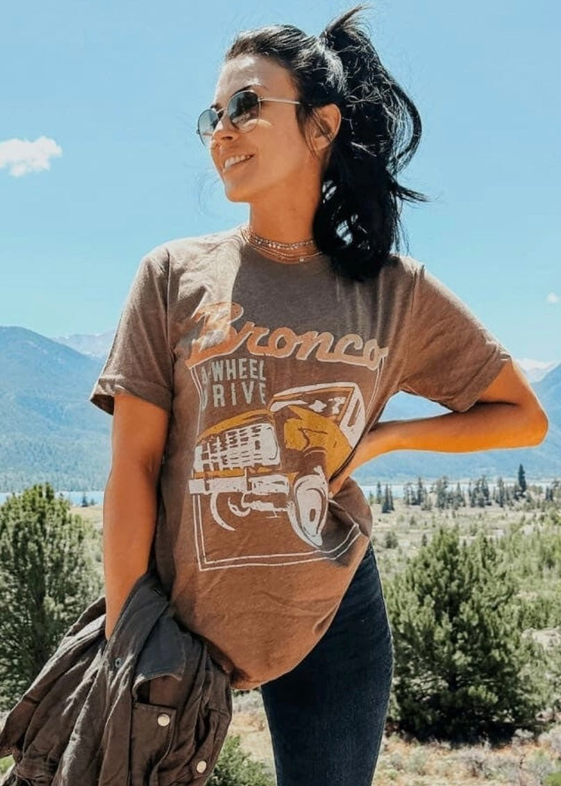 Bronco 4 Wheel Drive Tee - The Nines