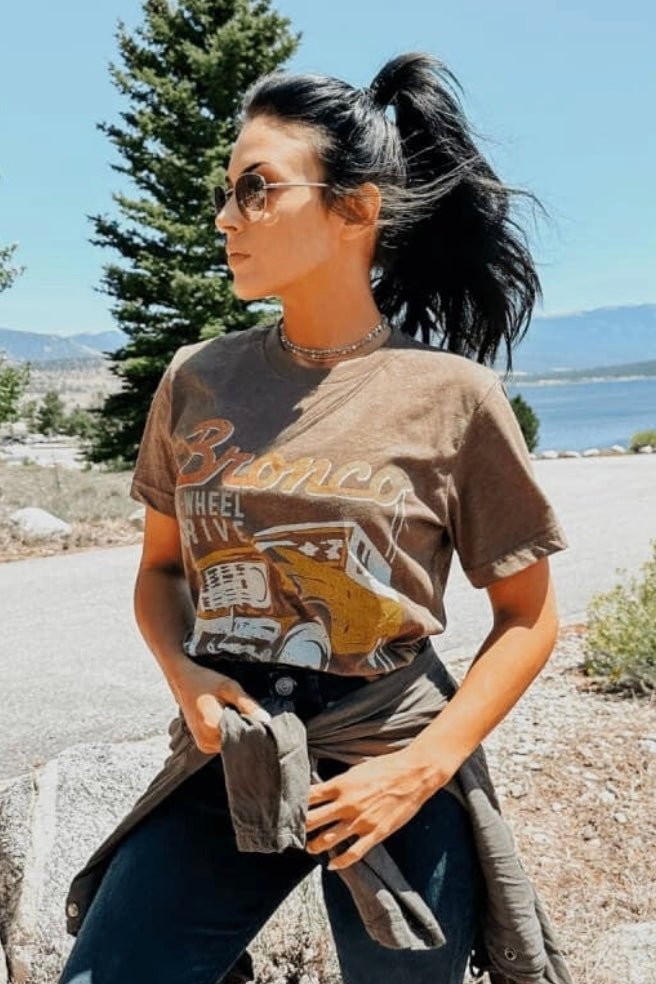 Bronco 4 Wheel Drive Tee - The Nines