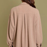 Textured Button Down Shirt Jackets - 2 Colors! - The Nines