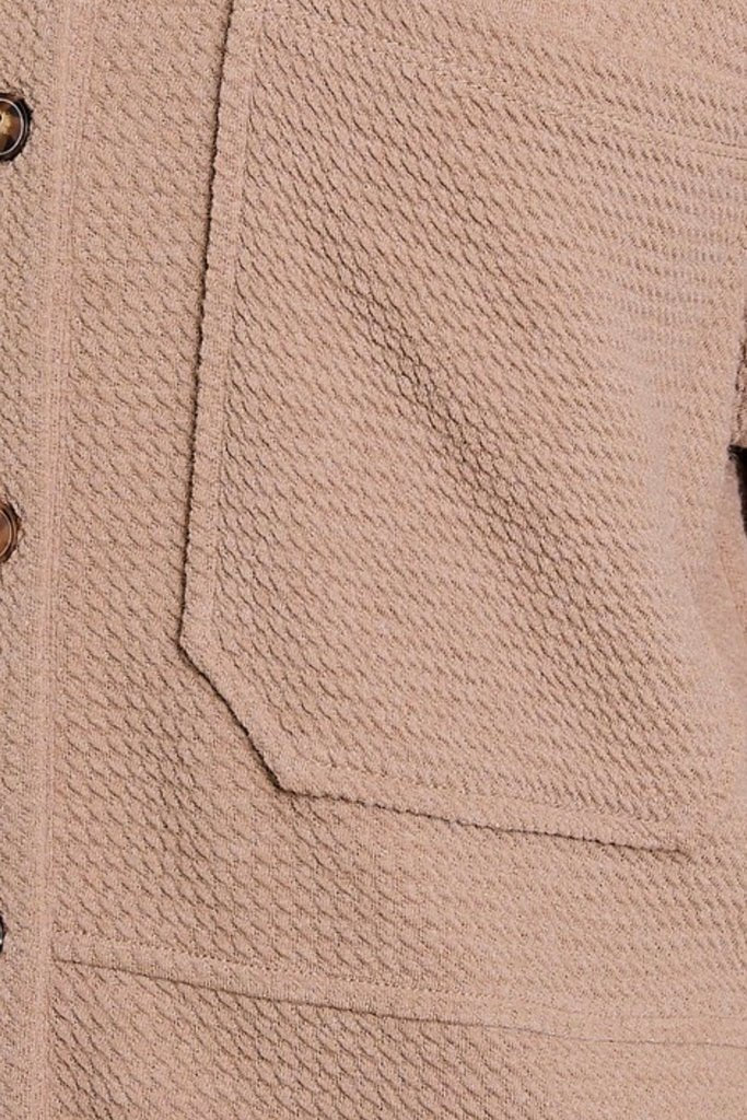 Textured Button Down Shirt Jackets - 2 Colors! - The Nines