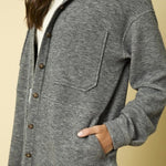 Textured Button Down Shirt Jackets - 2 Colors! - The Nines