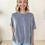 Relaxed Rib Tops - 4 Colors! - The Nines