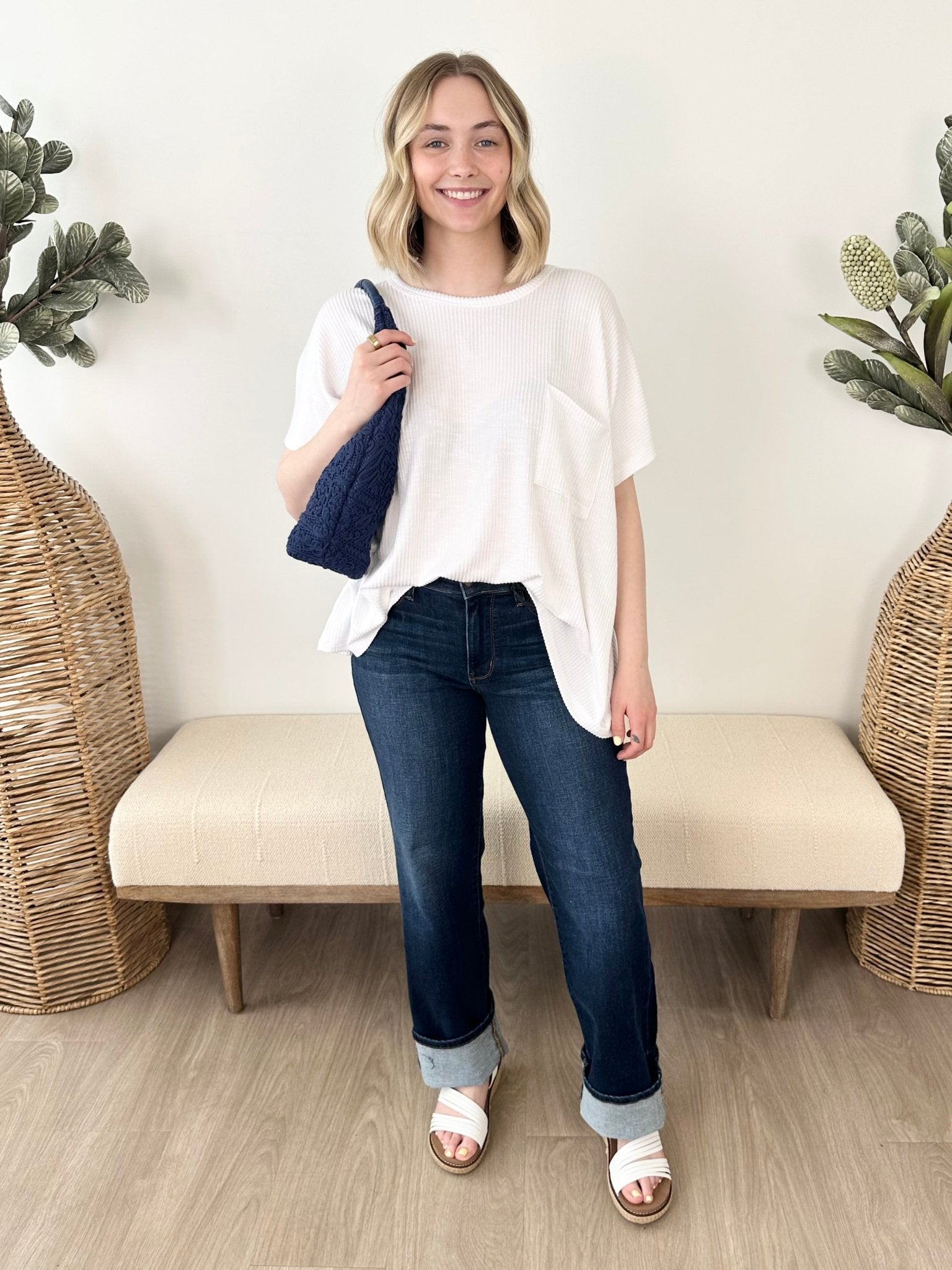 Relaxed Rib Tops - 4 Colors! - The Nines