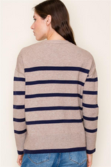 The Demi Striped Pullovers - 2 Colors!