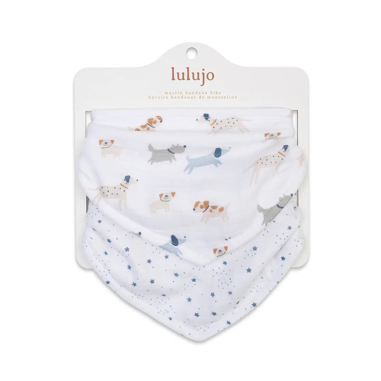 Puppy & Stars - Bandana Bibs - The Nines