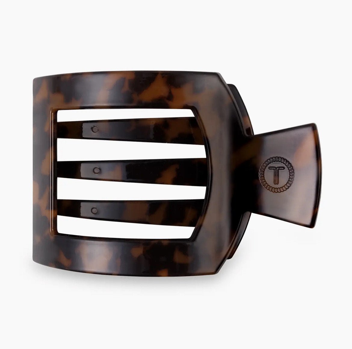 Teleties Square Tortoise Medium Clip - The Nines