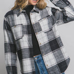 Black Plaid Flannel - FINAL SALE! - The Nines