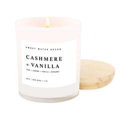 Cashmere + Vanilla 11oz Soy Candle