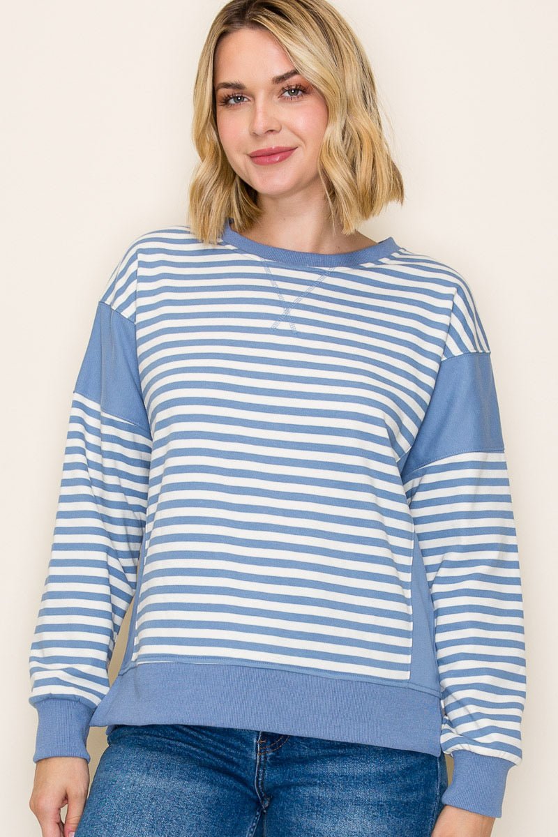 Lilah Light Blue Sweatshirt - The Nines