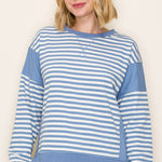 Lilah Light Blue Sweatshirt - The Nines