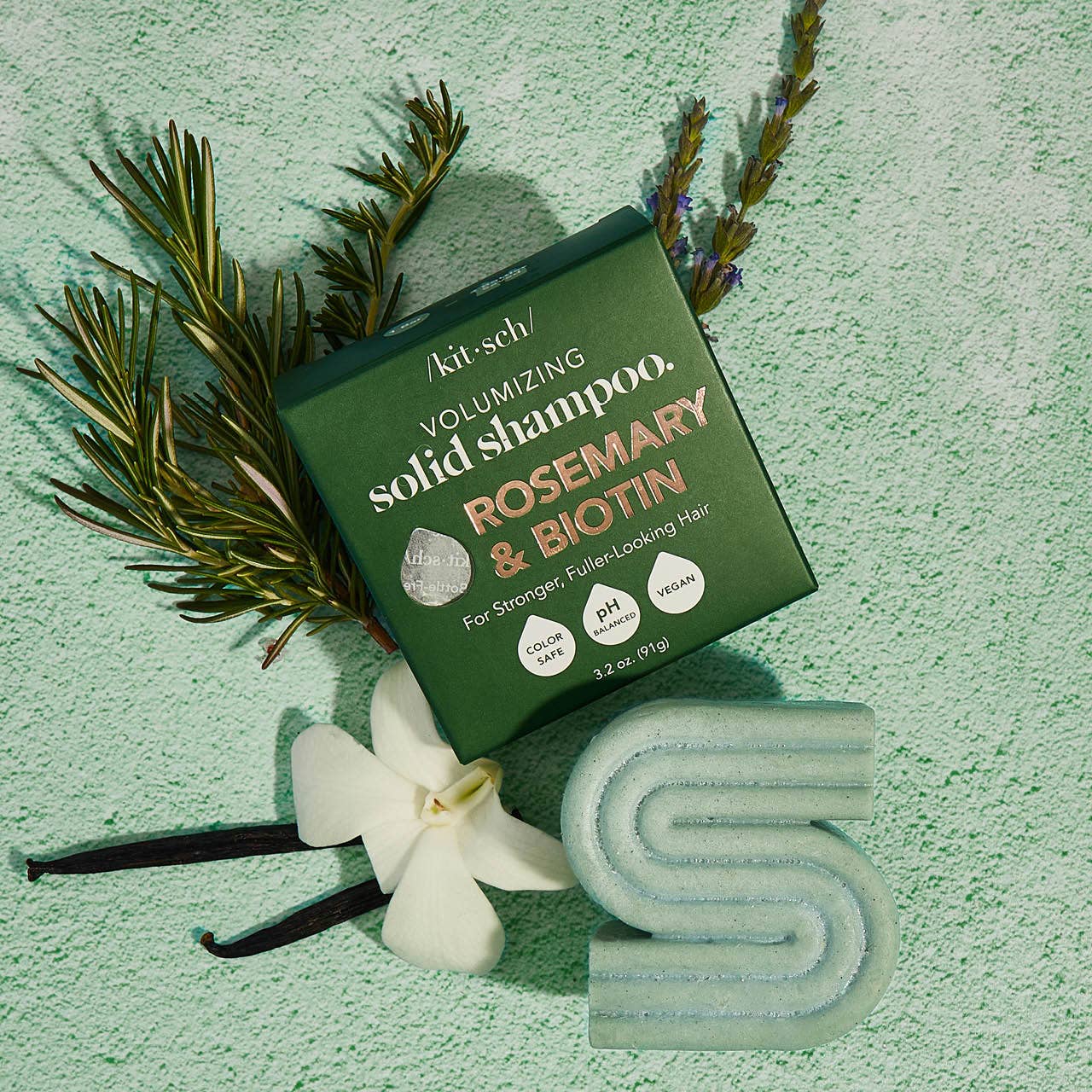 Kitsch Volumizing Solid Shampoo - Rosemary & Biotin - The Nines